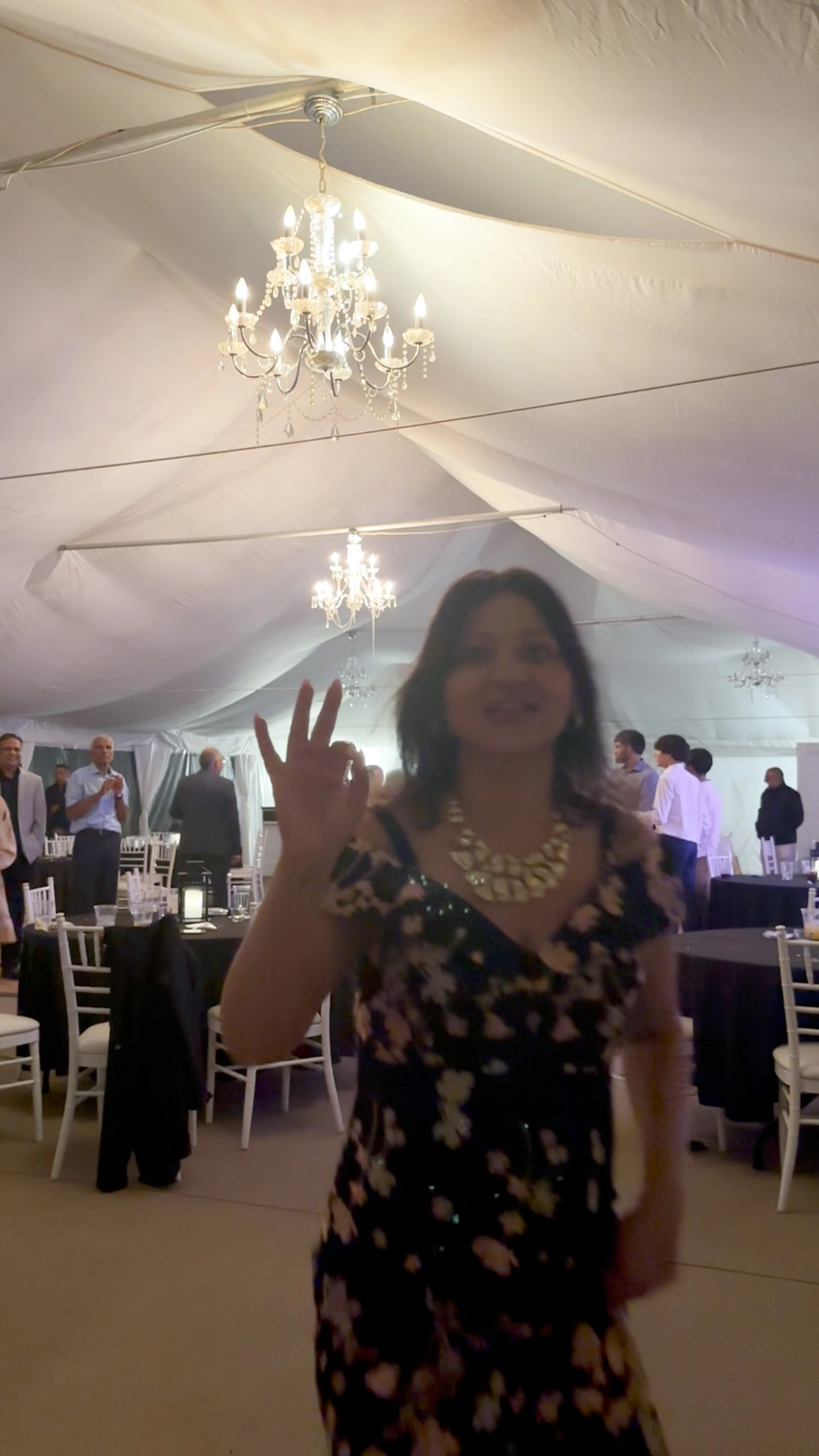 Guests celebrating a 50th birthday at Rocky Crest Golf Resort